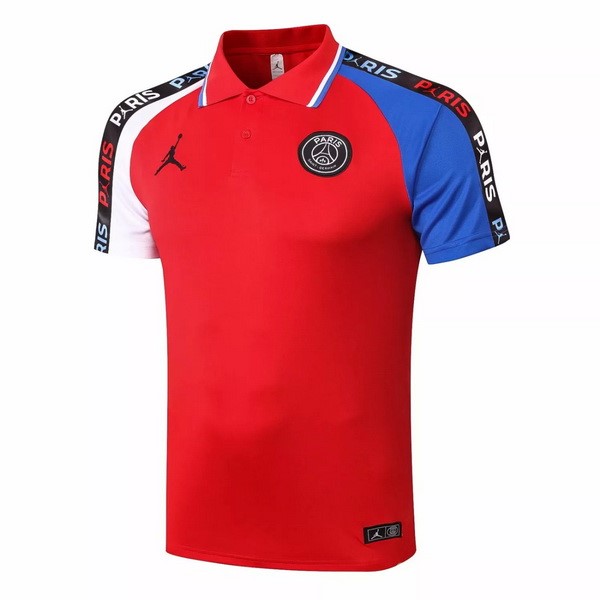 Polo Football Paris Saint Germain 2020-21 Rouge Blanc Bleu